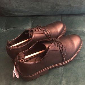 Zara men’s chunky sole oxfords